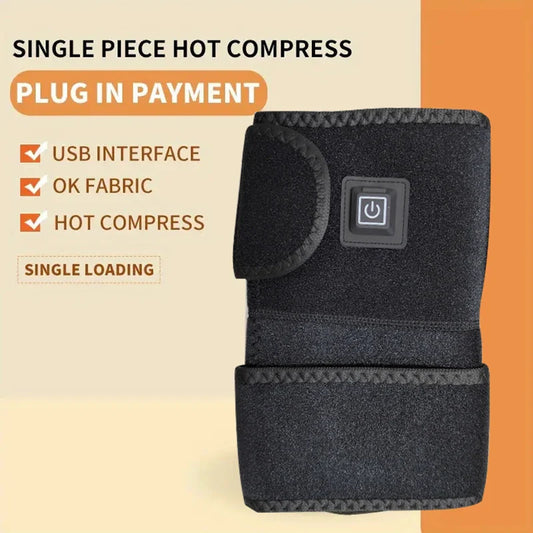 <h2>Cinto Aquecedor para Joelho com Massagem – Ajustável com 3 Níveis de Temperatura e Design Moderno Preto</h2>