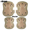 <h2>Kit Tático de 4 Peças – Joelheiras e Cotoveleiras Protetoras para Airsoft, Caça e Esportes ao Ar Livre</h2>