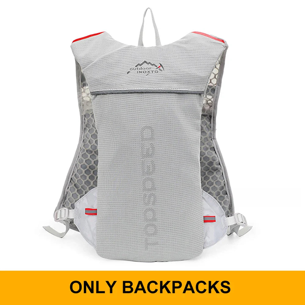 <h2>Mochila de Hidratação Ultraleve 5L para Trilhas e Corridas – Bolsa Respirável para Maratona e Ciclismo</h2>