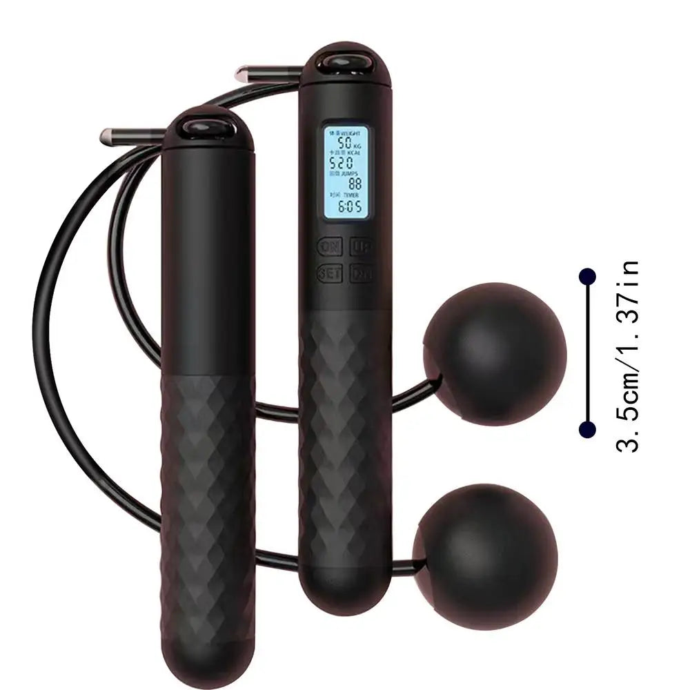 <h2>Corda de Pular Ponderada Sem Corda com Contador Inteligente – Equipamento para Fitness</h2>