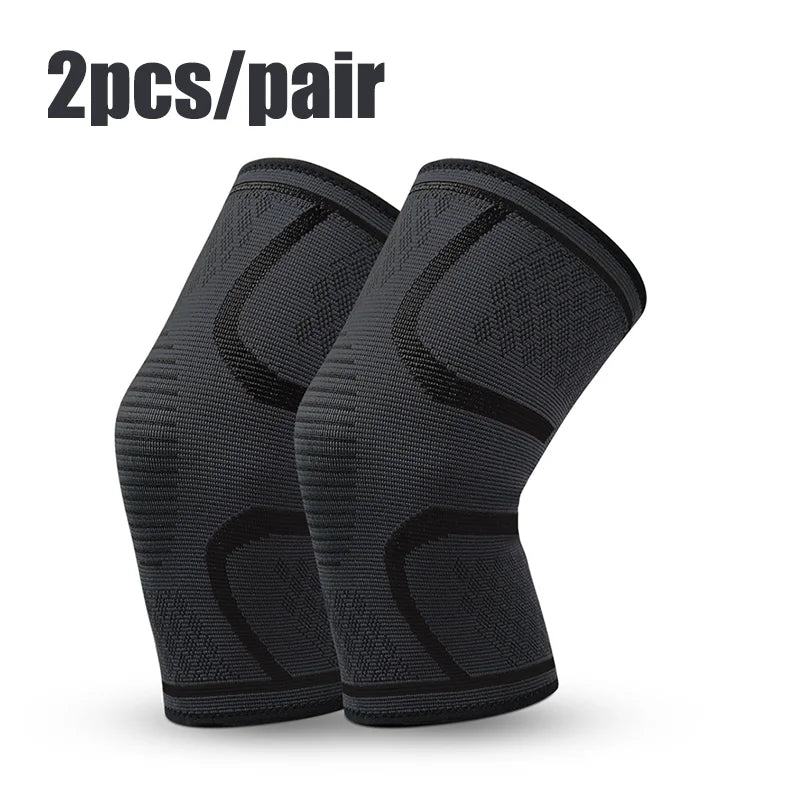<h2>Joelheiras de Compressão em Nylon – Suporte Elástico para Fitness, Corrida, Ciclismo, Basquete e Vôlei</h2>