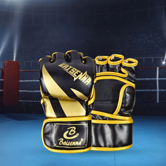 <h2>Luvas MMA Meio Dedo para Sparring – Equipamento de Proteção para Luta, Karate e Kickboxing</h2>