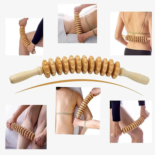 <h2>Massageador de Fascia Corporal – Rolo Massageador Suave com Cabo Antiderrapante para Relaxamento de Costas, Braços e Pernas</h2>