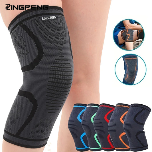 <h2>Joelheiras de Compressão em Nylon – Suporte Elástico para Fitness, Corrida, Ciclismo, Basquete e Vôlei</h2>