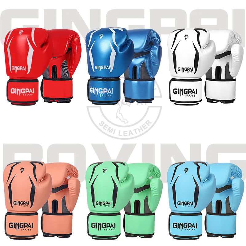 <h2>Luvas de Boxe de Alta Qualidade para Adultos e Crianças – Luvas de Couro MMA Muay Thai, 6 a 12 OZ</h2>