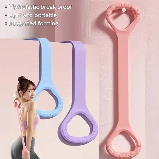 <h2>Banda de resistência física em forma de 8 – treino para braços e costas, exercícios elásticos para Yoga e Pilates</h2>
