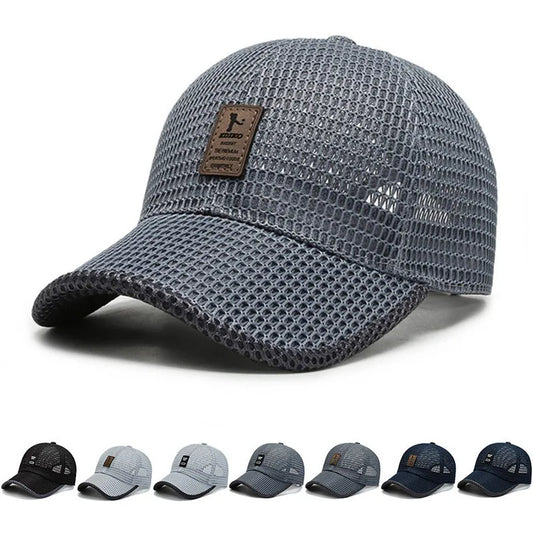 <h2>Boné Masculino de Verão com Tela Respirável – Secagem Rápida, Proteção UV e Estilo Esportivo para Atividades ao Ar Livre</h2>