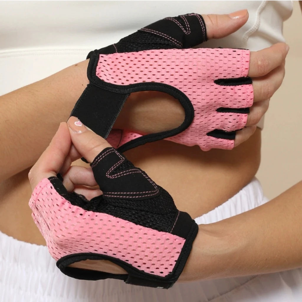 <h2>Luvas Sem Dedos para Ciclismo – Profissionais para Ginásio e Fitness, Respirável e Antiderrapante para Verão</h2>