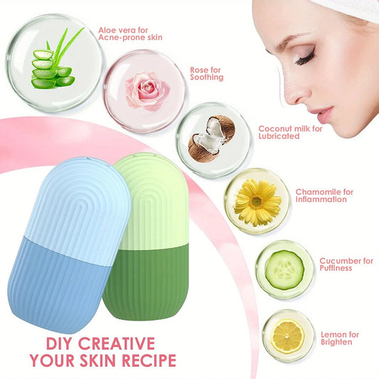<h2>Molde de Gelo de Silicone para Beleza Facial – Rolo de Gelo para Massagem Facial e Cuidados com a Pele</h2>