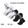 <h2>Pacote com 4 Pares de Meias de Futebol – Meias de Cano Médio TC Antiderrapantes e Respirável para Treinamento e Competição</h2>
