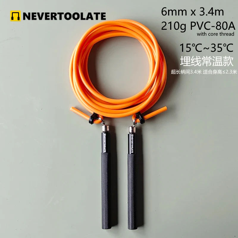 <h2>Corda de Pular com Rolamento de Esferas Metálico – Rotação 360°, Cabo de Metal, Sem Emaranhado</h2>