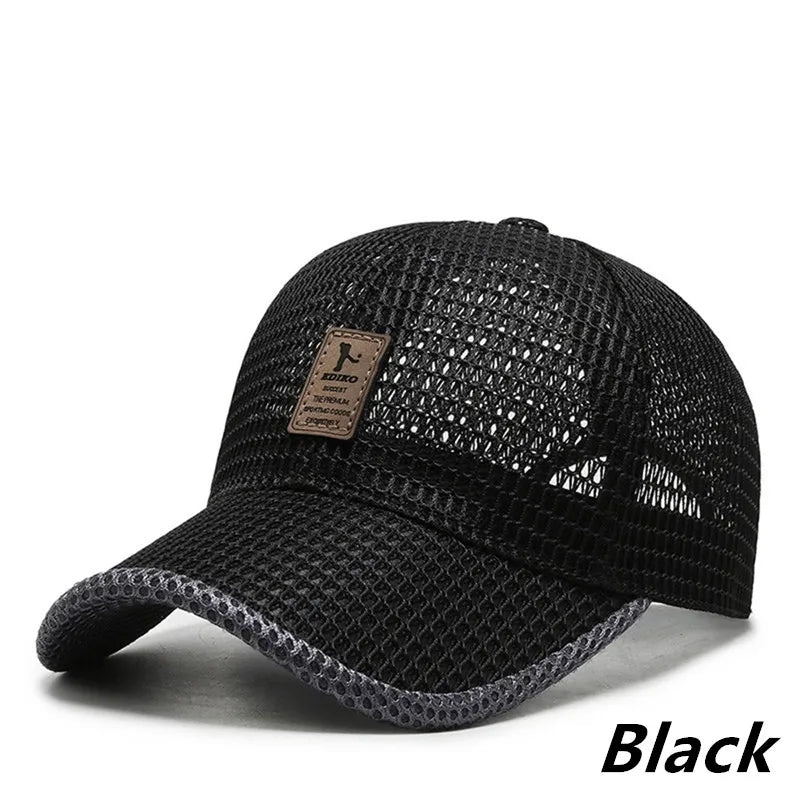 <h2>Boné Masculino de Verão com Tela Respirável – Secagem Rápida, Proteção UV e Estilo Esportivo para Atividades ao Ar Livre</h2>