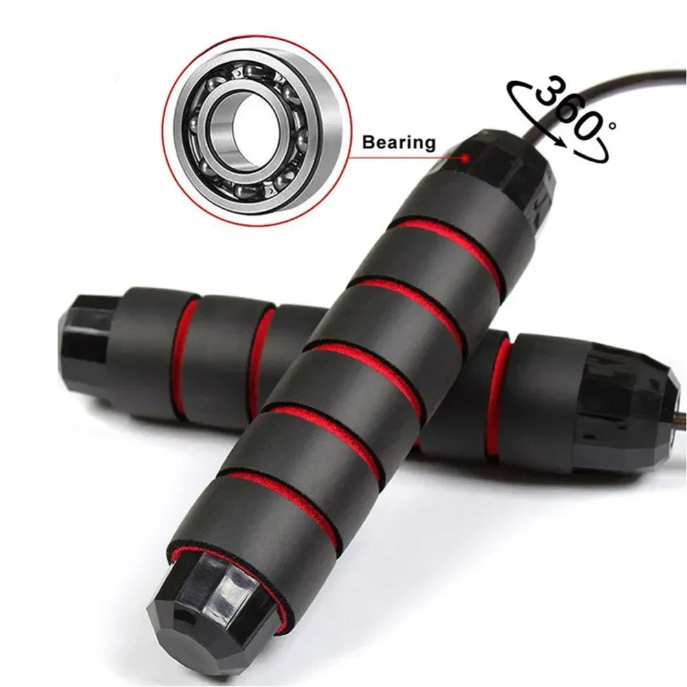 <h2>Corda de Pular de Alta Velocidade com Cabo de Aço – Ajustável para Exercícios e Treino</h2>