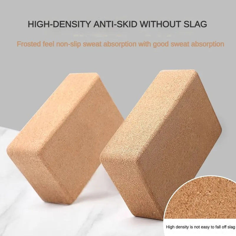 <h2>Bloco de Yoga em Cortiça 700g – Alta Densidade e 7,5cm de Espessura para Treino Antiderrapante</h2>