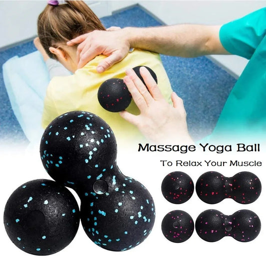 <h2>Kit de Yoga com Rolo de Espuma e Bola de Amendoim – Equipamento para Relaxamento e Treino</h2>