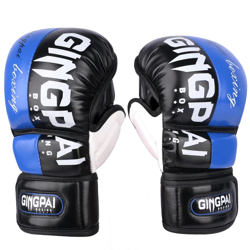 <h2>Luvas de Boxe MMA de Meio Dedo – Luvas Grossas para Treinamento de Artes Marciais Mistas</h2>