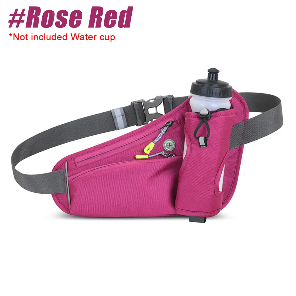 <h2>Fanny Pack Ajustável com Suporte para Garrafa de Água – Bolsa de Cintura para Corrida e Viagem</h2>