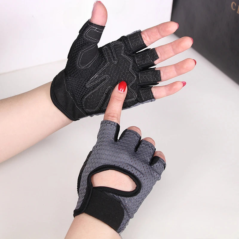 <h2>Luvas Sem Dedos para Ciclismo – Profissionais para Ginásio e Fitness, Respirável e Antiderrapante para Verão</h2>