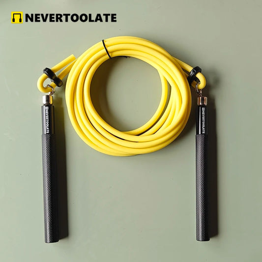 <h2>Corda de Pular com Rolamento de Esferas Metálico – Rotação 360°, Cabo de Metal, Sem Emaranhado</h2>