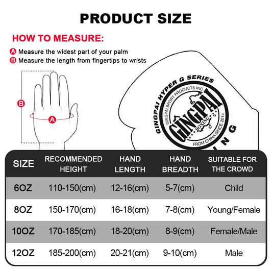 <h2>Luvas de Boxe de Alta Qualidade para Adultos e Crianças – Luvas de Couro MMA Muay Thai, 6 a 12 OZ</h2>