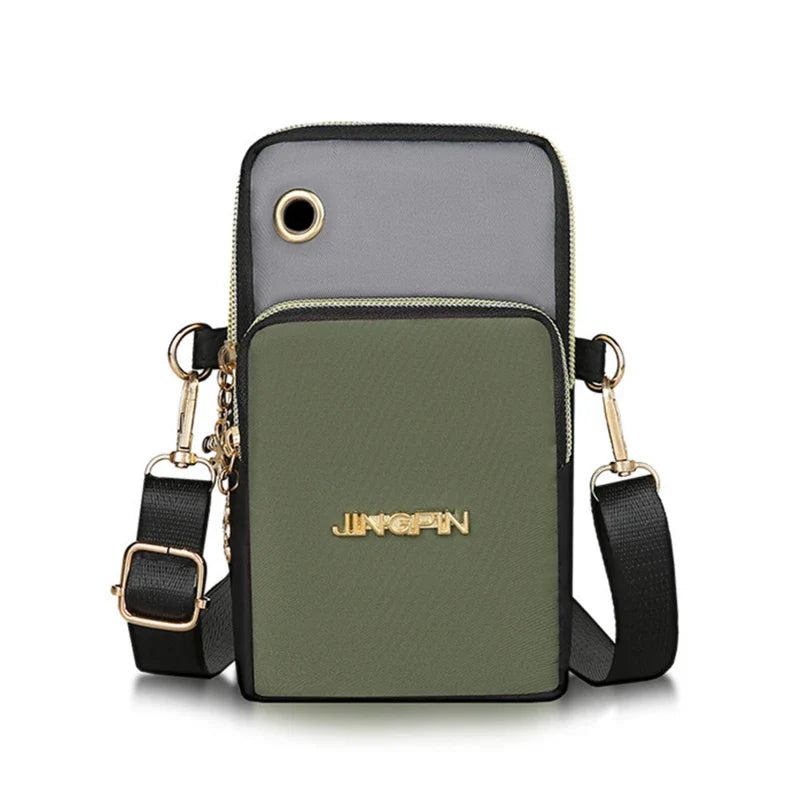 <h2>Bolso Cruzado para Celular para Mulheres – Bolsa de Ombro com Compartimentos e Plug para Fones</h2>