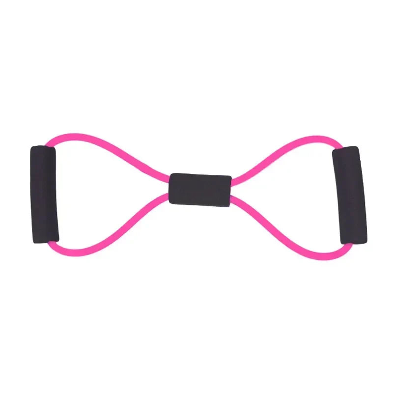 <h2>Bandas elásticas de Yoga Fitness – treinamento com banda de 8 palavras para ginásio e exercício</h2>