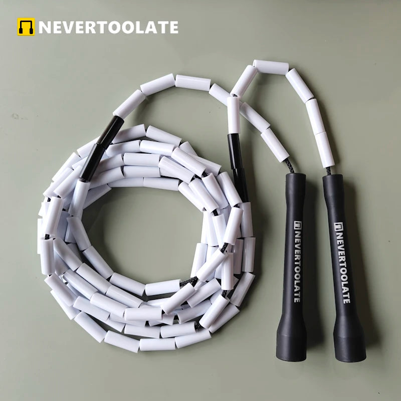 <h2>Corda de Pular NEVERTOOLATE 4,5mm – Corda Pesada de 2,9m para Fitness</h2>