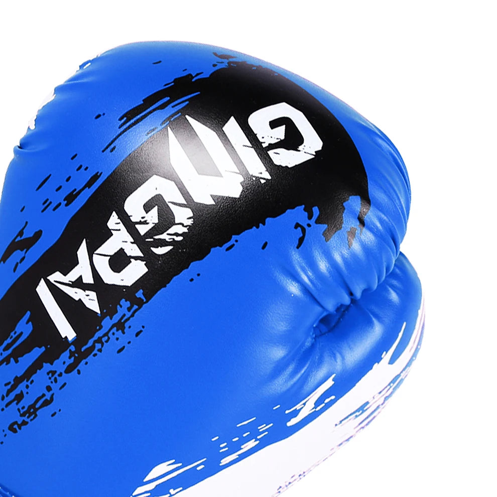 <h2>Luvas de Boxe Ajustáveis Confortáveis para Adultos – 1 Par, Preto, Vermelho e Azul</h2>