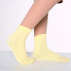 <h2>Calcetines Antiderrapantes para Pilates Feminino – Meias de Yoga com Silicone e Cinco Dedos, Algodão para Ballet e Dança</h2>