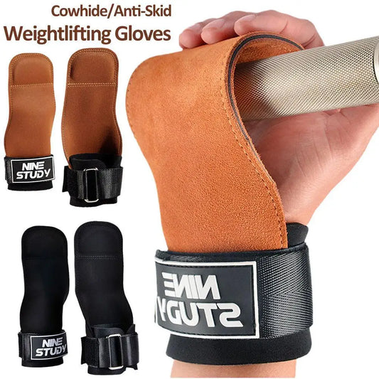 <h2>Luvas de Ginásio de Três Dedos – Protetor de Mão em Couro de Vaca para Levantamento de Peso, Empunhaduras para Kettlebell e Treino</h2>