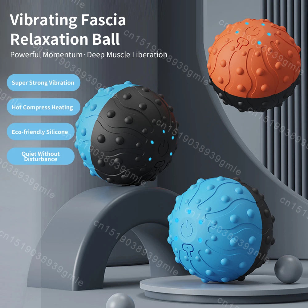 <h2>Bola de Massagem com Vibração e Aquecimento – Relaxamento Profundo para Fitness e Yoga</h2>
