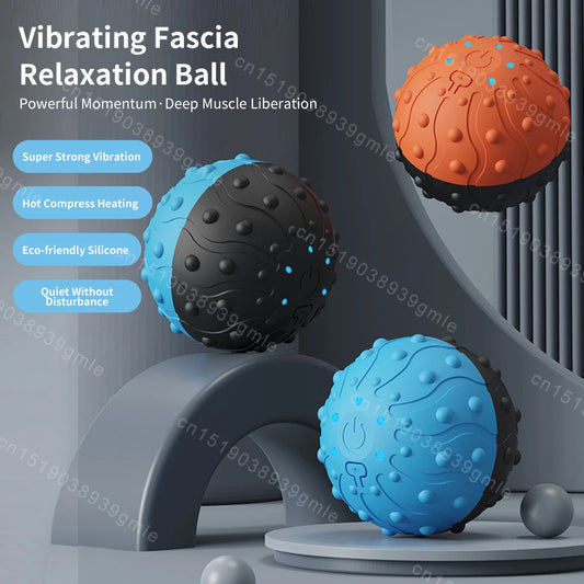 <h2>Bola de Massagem com Vibração e Aquecimento – Relaxamento Profundo para Fitness e Yoga</h2>