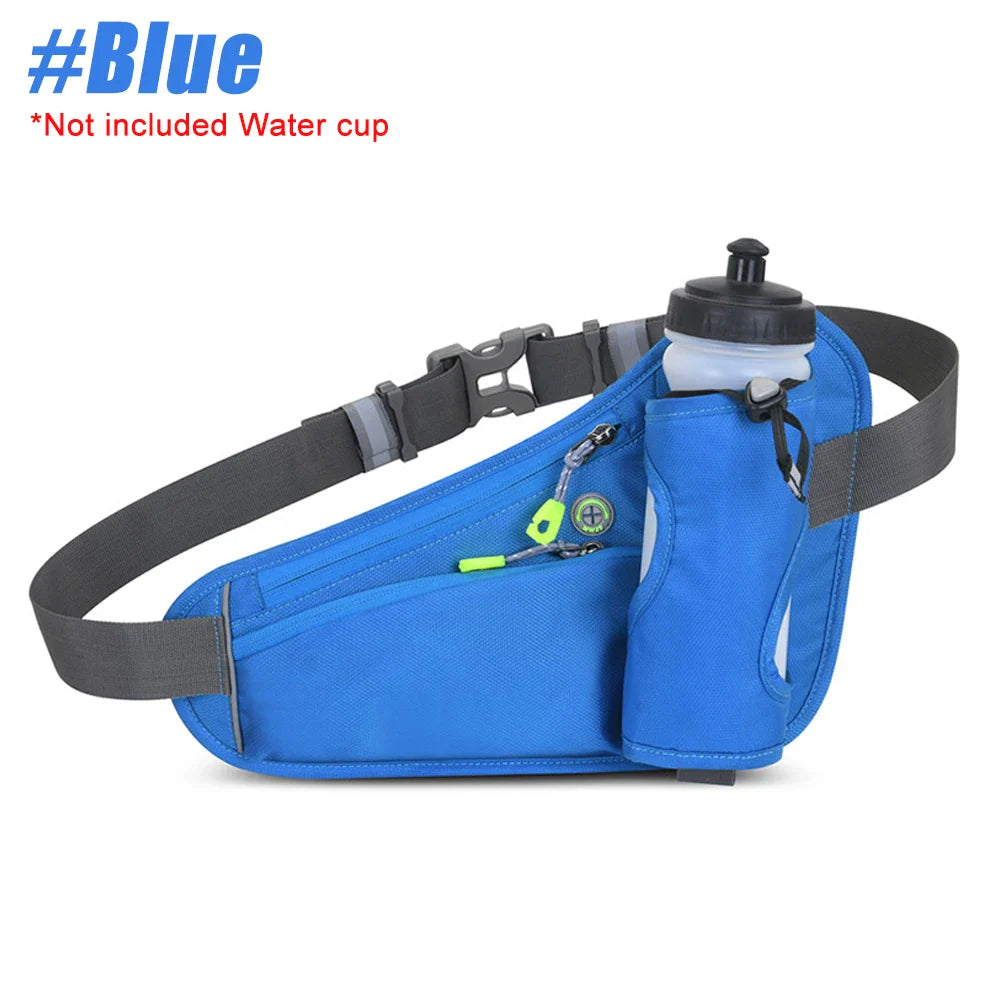 <h2>Fanny Pack Ajustável com Suporte para Garrafa de Água – Bolsa de Cintura para Corrida e Viagem</h2>