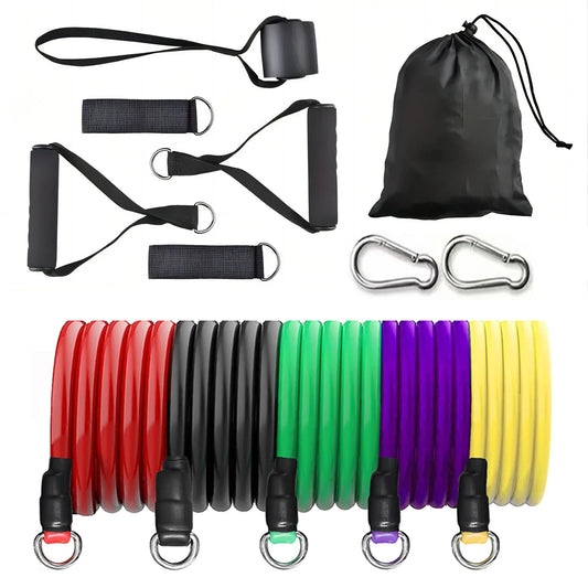 <h2>Kit portátil de Pilates com banda de resistência de látex – equipamento de exercício com bolsa de armazenamento</h2>
