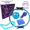 <h2>Kit Iniciante de Yoga – 6 Peças com Círculo Pilates, Cinto de Látex, Toalha e Faixa Elástica</h2>