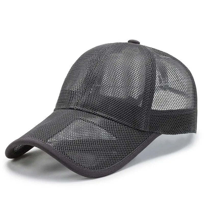 <h2>Boné de Verão com Aba Aberta – Tela Respirável e Proteção Solar para Esportes ao Ar Livre</h2>