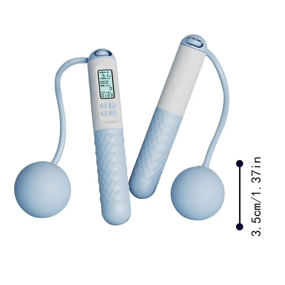 <h2>Corda de Pular Ponderada Sem Corda com Contador Inteligente – Equipamento para Fitness</h2>