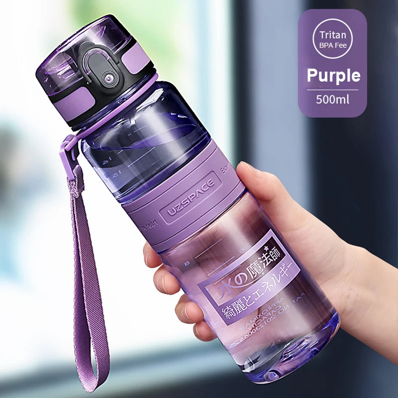 <h2>Uzspace Garrafas de Água Esportivas – Portáteis, BPA Free, 350ml e 500ml para Crianças e Casais</h2>
