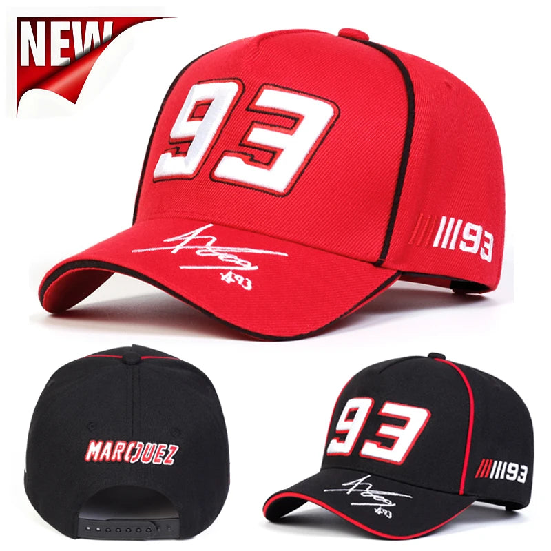 <h2>Boné de Beisebol Unissex 100% Algodão – Bordado "93", Estilo Hip Hop e Ajustável para Esportes ao Ar Livre</h2>
