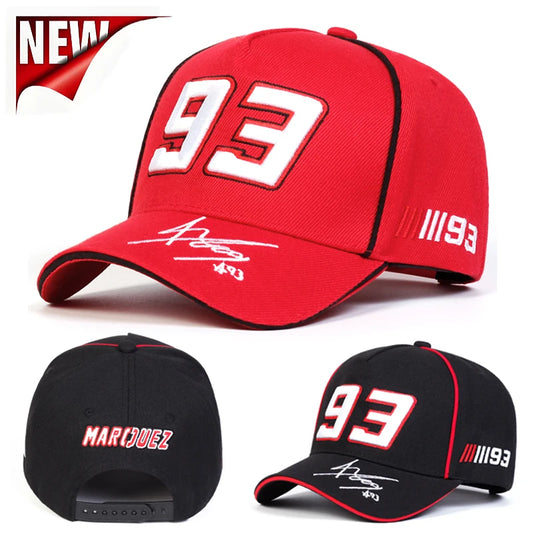 <h2>Boné de Beisebol Unissex 100% Algodão – Bordado "93", Estilo Hip Hop e Ajustável para Esportes ao Ar Livre</h2>