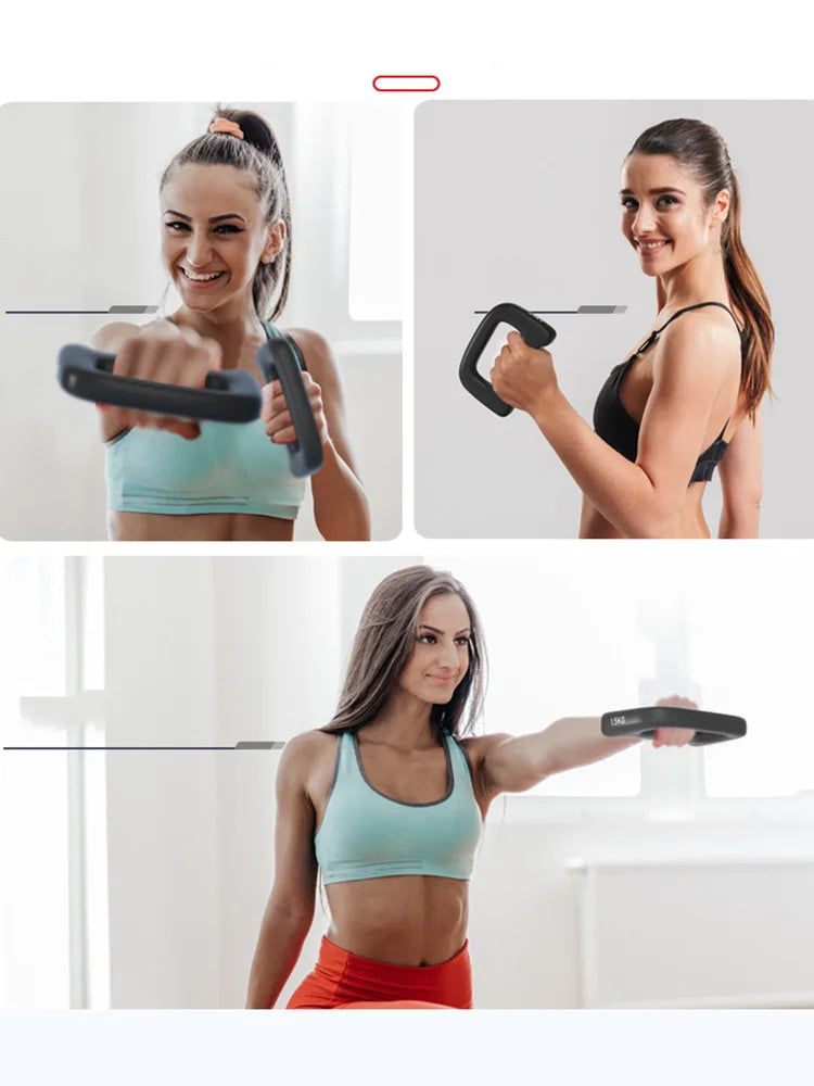 <h2>Par de Halteres de Boxe Antiderrapantes em Forma de D – Treino de Força e Musculação em Casa ou na Academia</h2>