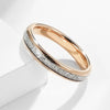 <h2>Anéis de Tungstênio com Incrustação de Seda Gelada – Design Personalizado para Casais</h2>