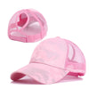 <h2>Boné Feminino Snapback Camuflado 2024 – Modelo Trucker com Tela, Abertura para Rabo de Cavalo e Estilo Despojado</h2>