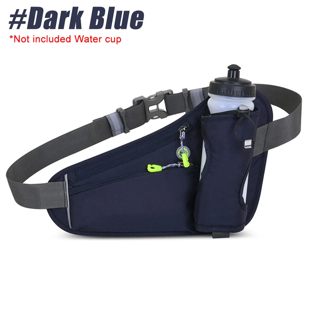 <h2>Fanny Pack Ajustável com Suporte para Garrafa de Água – Bolsa de Cintura para Corrida e Viagem</h2>