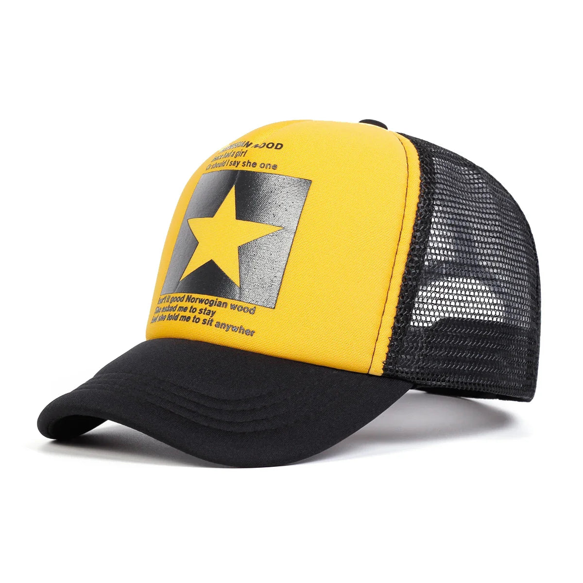 <h2>Boné Infantil com Estampa de Estrela – Tela Respirável, Ajustável e Protetor Solar para Meninos e Meninas</h2>
