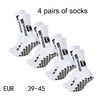 <h2>Pacote com 4 Pares de Meias de Futebol – Meias de Cano Médio TC Antiderrapantes e Respirável para Treinamento e Competição</h2>