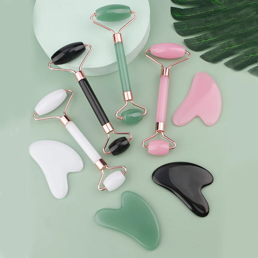 <h2>Rolo Facial e Gua Sha – Massageador de Resina para Cuidados com Pele, Face, Olhos, Pescoço e Corpo</h2>