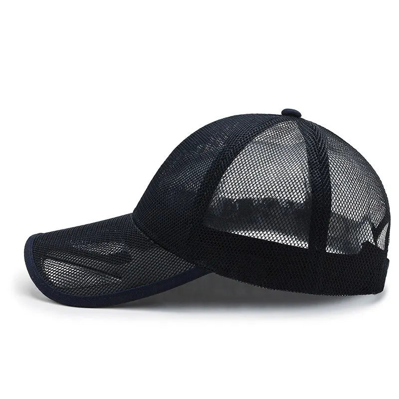<h2>Boné de Verão com Aba Aberta – Tela Respirável e Proteção Solar para Esportes ao Ar Livre</h2>
