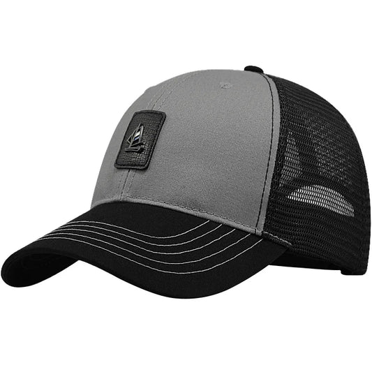 <h2>Boné Masculino Plus Size – Modelo Trucker com Tela e Algodão 3D, Snapback para Cabeças Grandes (56–68cm)</h2>