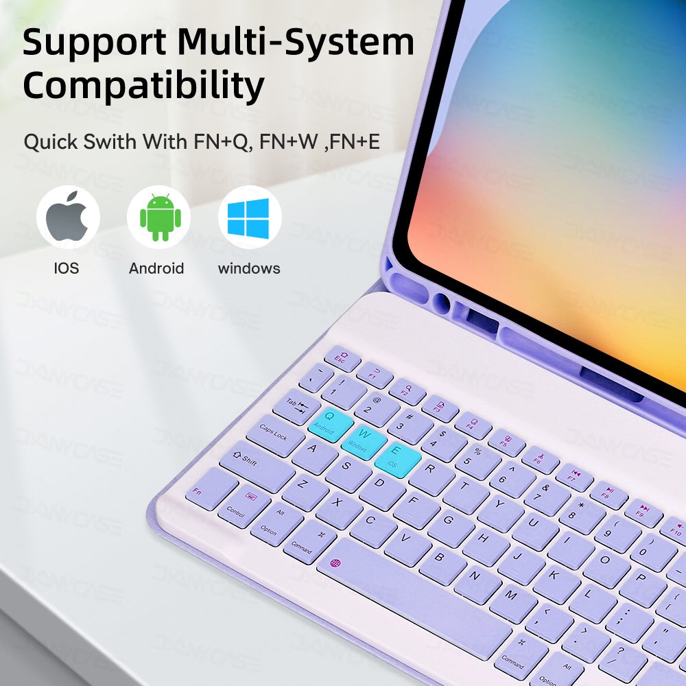 Capa Para Teclado iPad 2019 2020 10,2 7/8/9a Mini 6 Air 2 3 4 5 10,5 10,9 10,5 2021 11 2017 2018 9,7 5 6a Bluetooth Sem Fio Mouse